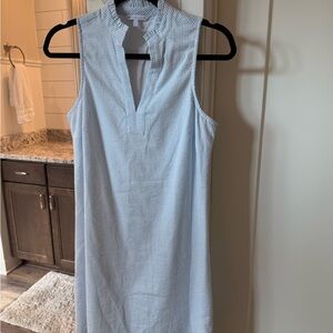 Southern Tide Light Blue Sleeveless Mini Dress